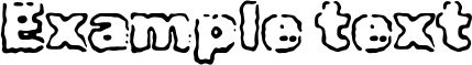 Image preview of font Rubik Burned
