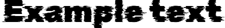 Image preview of font Rubik Glitch