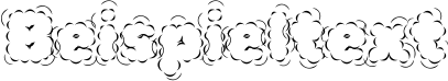 Image preview of font Rubik Puddles
