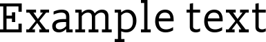 Image preview of font Slabo 13px