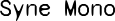 Syne Mono