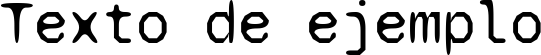 Image preview of font Syne Mono