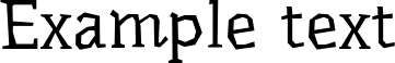 Image preview of font Underdog