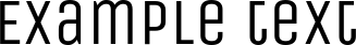 Image preview of font Unica One